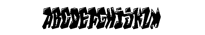 Vandal Crew Regular Font UPPERCASE