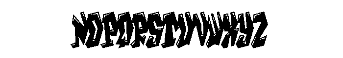 Vandal Crew Regular Font UPPERCASE