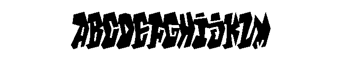 Vandal Crew Simple Font UPPERCASE