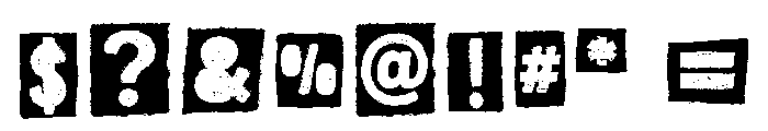 Vandal Vibes Font OTHER CHARS