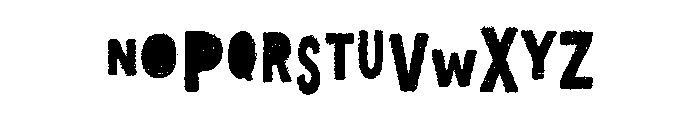 Vandal Vibes Font LOWERCASE