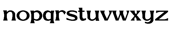Vandguds Font LOWERCASE