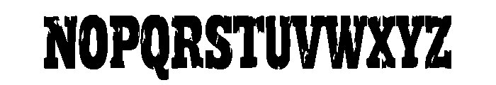 Vandrix Font UPPERCASE