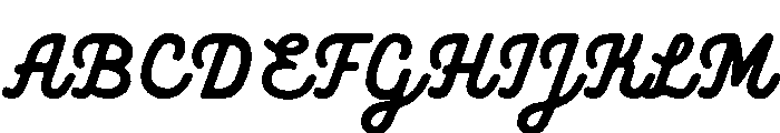 Vane Dream Regular Font UPPERCASE