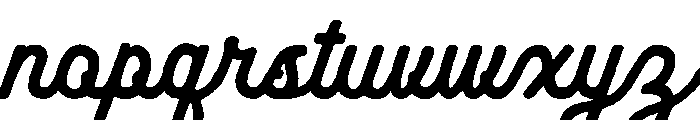 Vane Dream Regular Font LOWERCASE