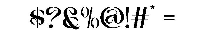 Vanelo Font OTHER CHARS