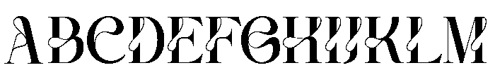 Vanelo Font UPPERCASE
