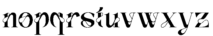 Vanelo Font LOWERCASE