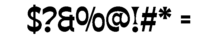 Vanemor-Regular Font OTHER CHARS