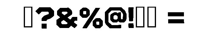 Vanguard Athletic Regular Font OTHER CHARS
