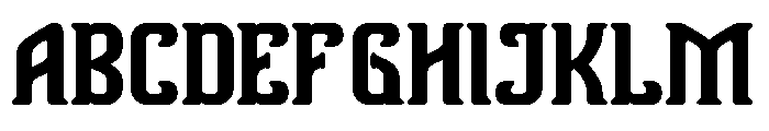 Vanguard Legend Bold Font UPPERCASE