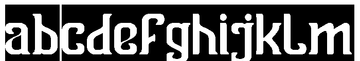 Vanguard Legend-Inverse FONT