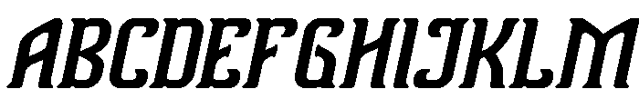 Vanguard Legend Italic Font UPPERCASE