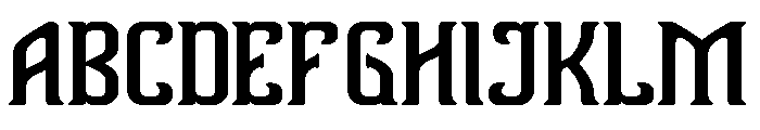 Vanguard Legend-Light Font UPPERCASE