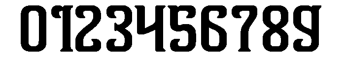 Vanguard Legend Font OTHER CHARS
