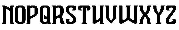 Vanguard Legend Font UPPERCASE