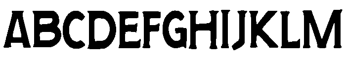Vania Font UPPERCASE