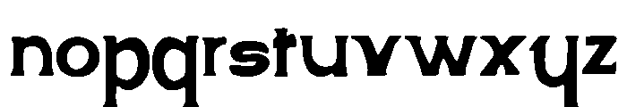 Vania Font LOWERCASE