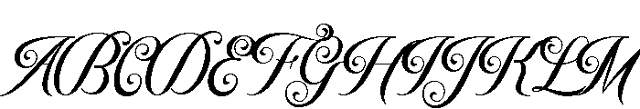 Vanila Beauty Regular Font UPPERCASE