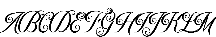 VanilaBeauty-Regular Font UPPERCASE