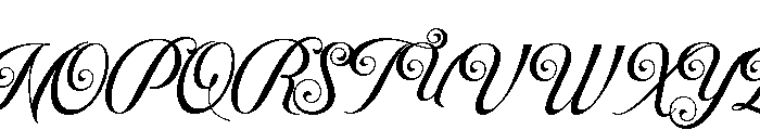 VanilaBeauty-Regular Font UPPERCASE