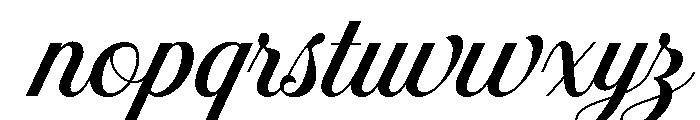 VanilaBeauty-Regular Font LOWERCASE