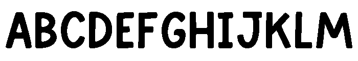 Vanilla Cupcake Regular Font UPPERCASE