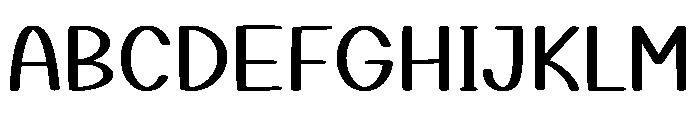 Vanilla Cupcake Font UPPERCASE