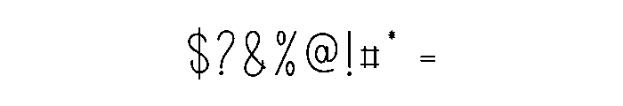 Vanilla Ice Cream Font OTHER CHARS
