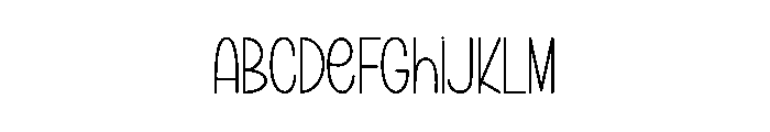 Vanilla Ice Cream Font UPPERCASE