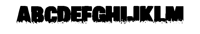 Vanishing Block By Sque Regular Font UPPERCASE