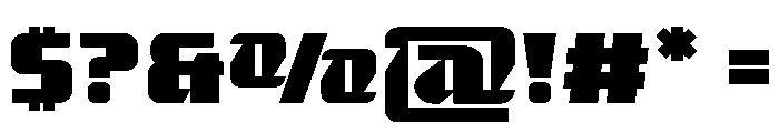 Vanker Regular Font OTHER CHARS