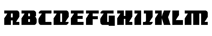 Vanker Regular Font UPPERCASE
