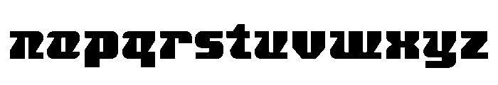 Vanker Regular Font LOWERCASE
