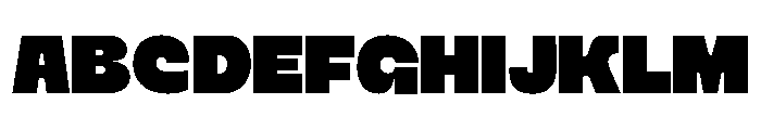 Vankis Black Font UPPERCASE