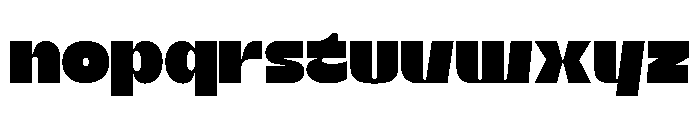 Vankis Black Font LOWERCASE