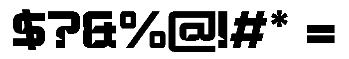 Vanregis Regular Font OTHER CHARS