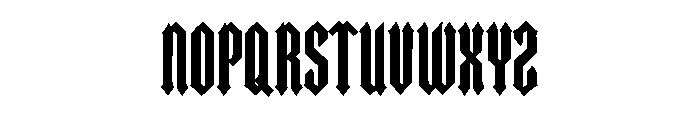 Vanta Fraktur Font UPPERCASE