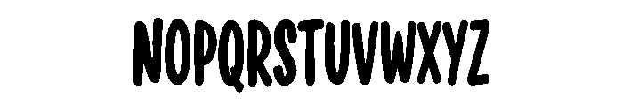 VantaRush Font UPPERCASE