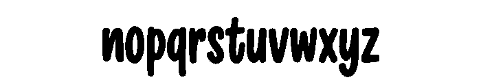 VantaRush Font LOWERCASE