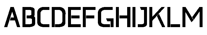 Vantheon Regular Font UPPERCASE