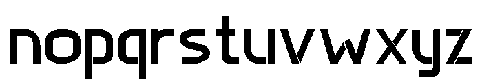 Vantheon Regular Font LOWERCASE
