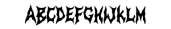 Vanthex Font UPPERCASE