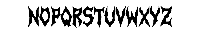 Vanthex Font UPPERCASE