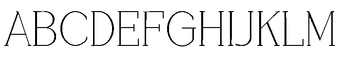 Vantique Regular Font UPPERCASE