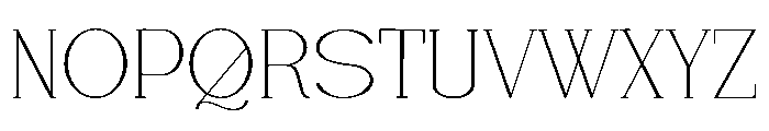 Vantique Regular Font UPPERCASE