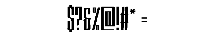 Vantrexus Font OTHER CHARS