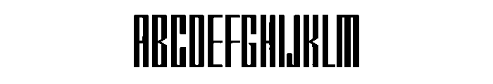 Vantrexus Font UPPERCASE