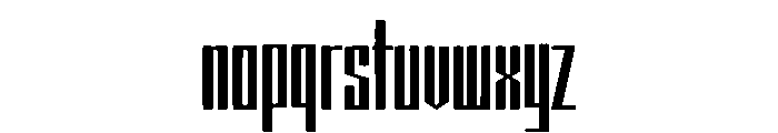 Vantrexus Font LOWERCASE