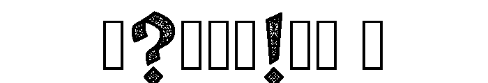 Vaporwave Regular Font OTHER CHARS